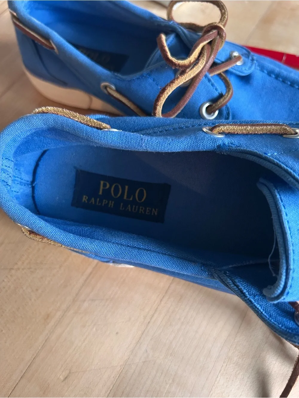 Polo Ralph Lauren canvas shoe